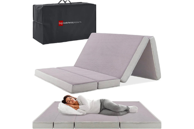 foldable cot with mattress